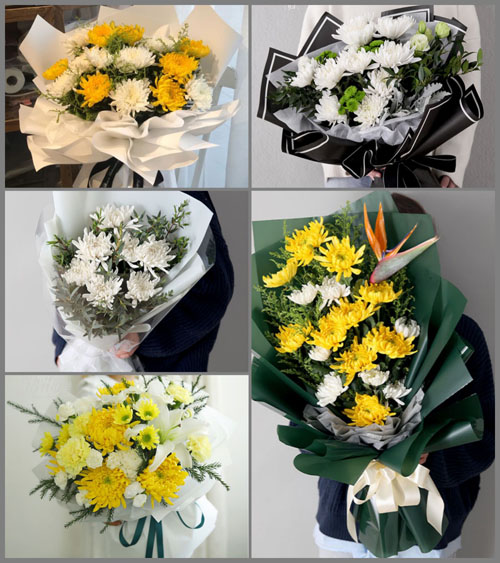 广东梅州市大埔县湖寮镇双髻山村白事花束代送